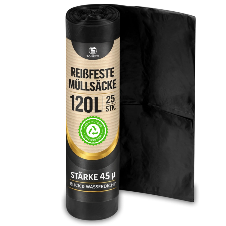 120L - MITTELSTARK, Typ 70, schwarz, á25 Rolle