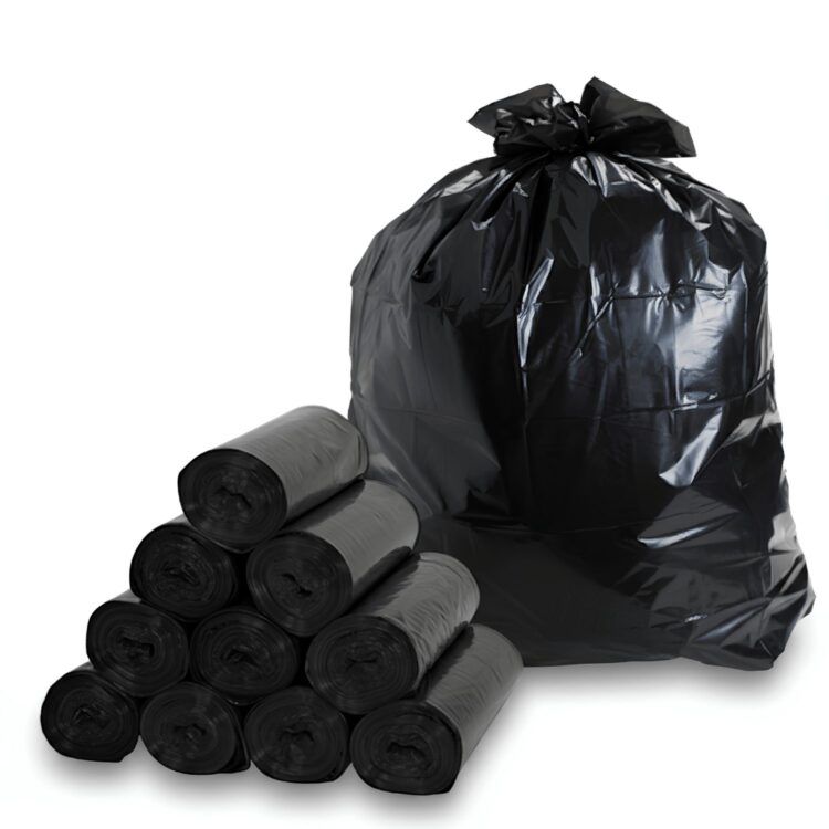 Müllsäcke 120L - STANDARD - Typ 60, schwarz, á25 Rolle