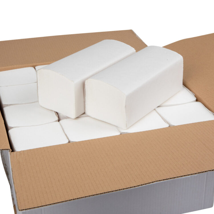 Papierhandtücher - 3.200 Blatt - EXTRA WEICH - Premium, 2-lagig, 24 x 21 cm, Hochweiß